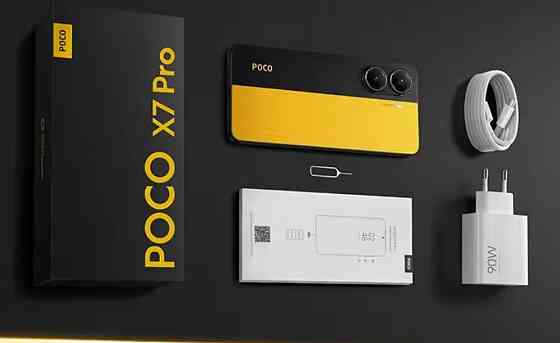 Poco X7 PRO 8*256NFC Yellow Adapter 90W Global Version NEW. Харьков