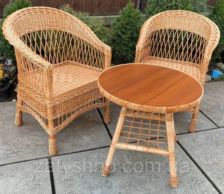 Набор мебели плетеный для балкона Киев - изображение 2