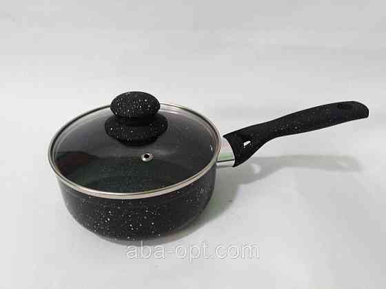 Сотейник Стон гранитное антипригарное покрытие с крышкой V 1.3 л Ø 16 см ( шт ).Aba-Opt Одесса
