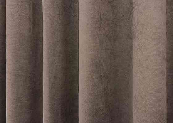 Шторна тканина мікровелюр Petek YL колір кавовий 2015ш Київ