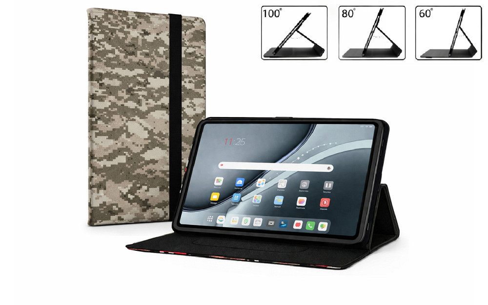 Чохол-книжка PlastGuard для Google Pixel Tablet 2023  – еко-шкіра, рамкова фіксація планшета, колір Чорний Піксель Київ - фото 1