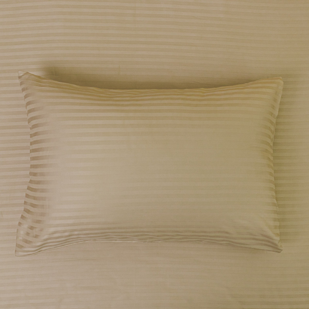 Наволочка страйп сатин на подушку 50х70 см 125 г/м2 YouStar 1 шт. (Пепельный) Сумы - изображение 3