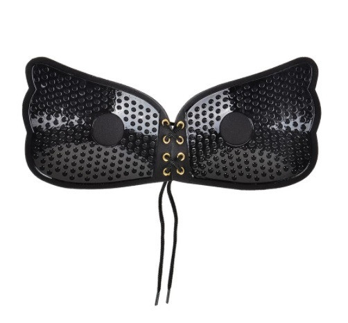 Бюстгальтер невидимка на силиконе женский на шнурке черный Киев - изображение 3