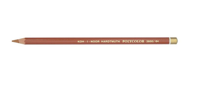 Олівець художній "Kooh-i-Noor" POLYCOLOR 3800/64 burnt ochre/охра палена, шт Київ - фото 1