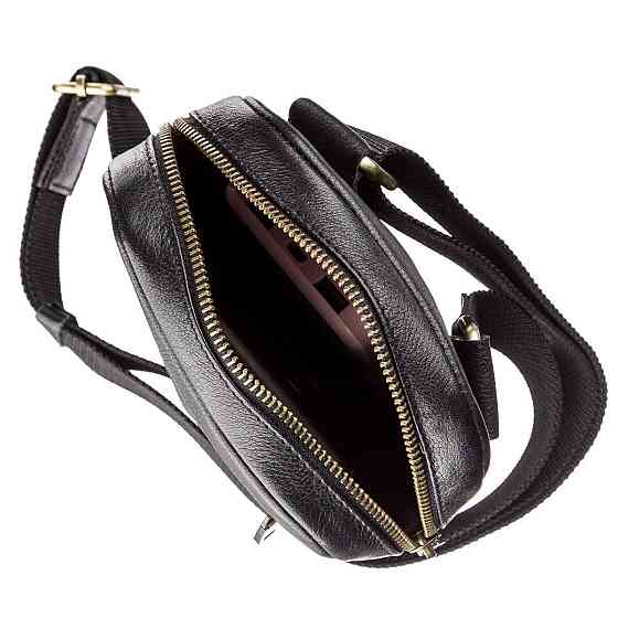 Мужская кожаная сумка SHVIGEL 19102 Черная Киев