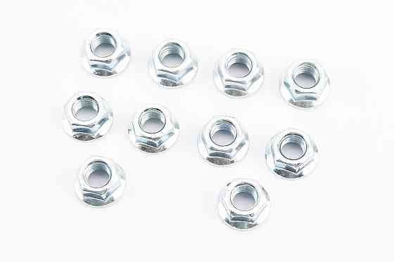 Гайка М10x1,5 фланц 8 цб зубч DIN6923, к-кт 10шт Київ