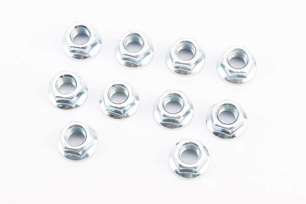 Гайка М10x1,5 фланц 8 цб зубч DIN6923, к-кт 10шт Київ - фото 1