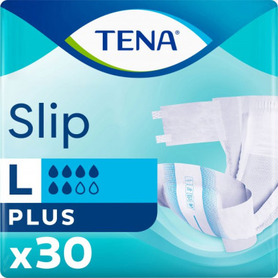 Подгузники для взрослых Tena Slip Plus Large 30 шт (7322541118932) Винница - изображение 1