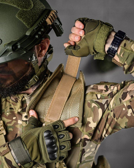 Плитоноска 4 швидкі скидання з напашником Cordura піксель ДЛ63965 Одеса - фото 10