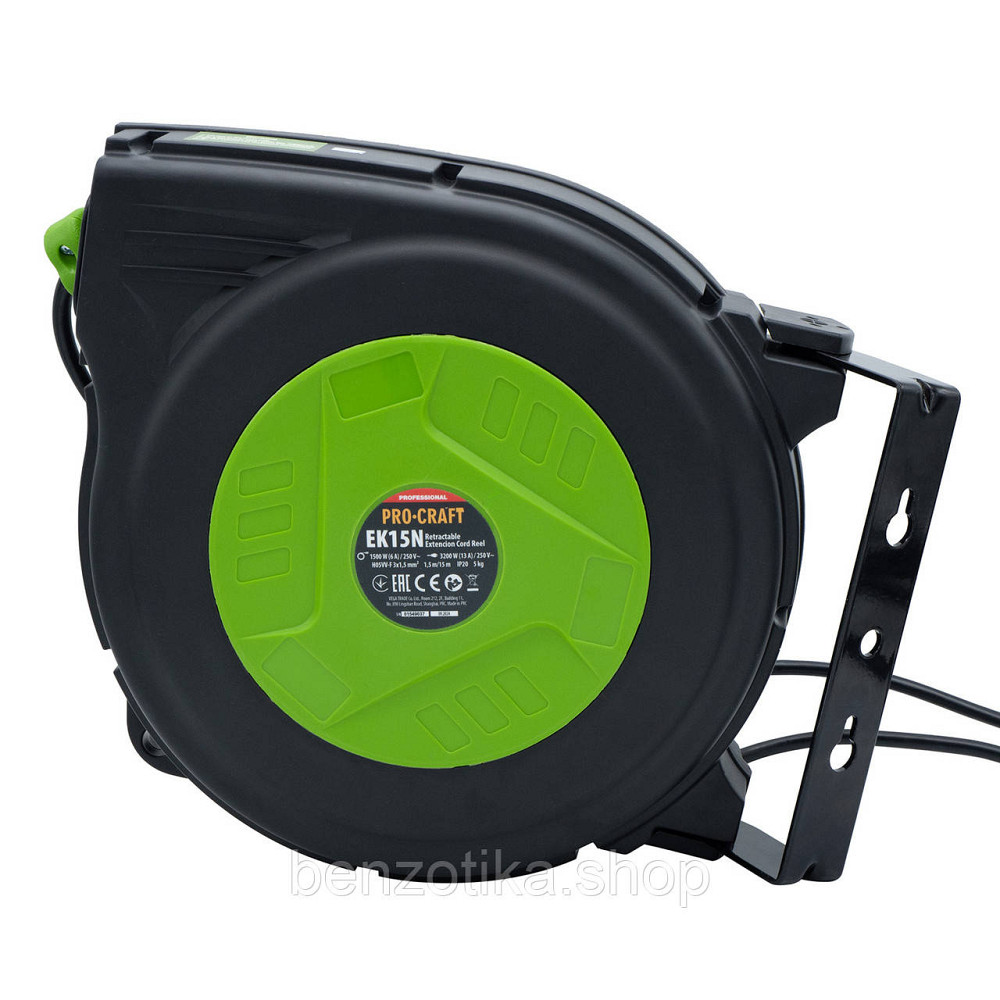 Подовжувач на котушці Procraft EK15N 3x1,5мм² 15 м Київ - фото 4