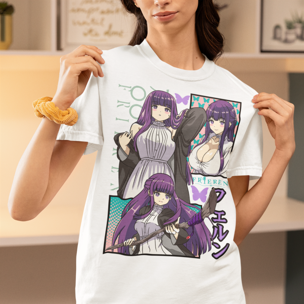 Футболка аниме Ферн Старк Аниме Гифтс оверсайз (S/M/L) Черний AnimeJ0665 Днепр - изображение 2