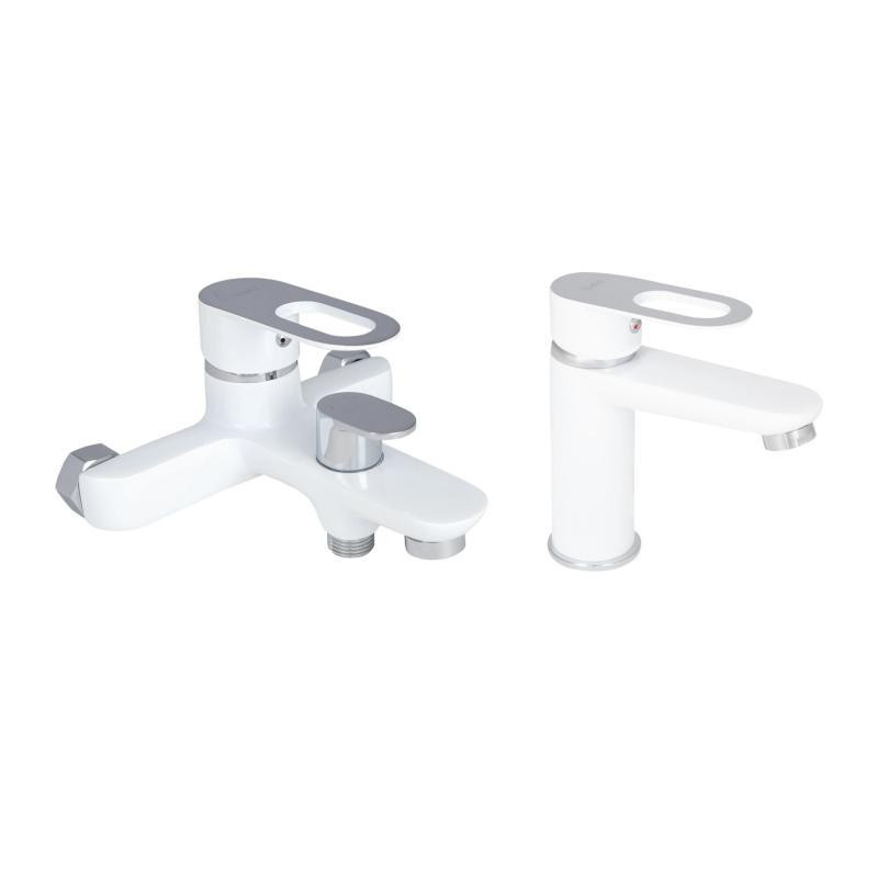 Набор смесителей Latwa 001 + Latwa 006 White Киев - изображение 1