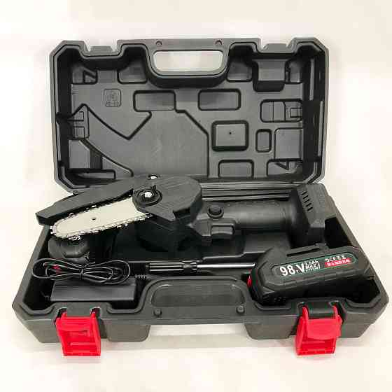 Акумуляторна пилка для обрізання чагарників 10 см, Електропилка для гілок дерев SD-694 в саду Київ