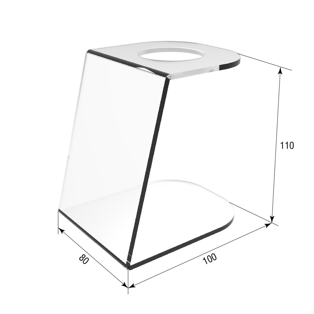 Подставка под мороженое EKOSTAR на 1 рожок. Акрил 3 мм Киев - изображение 3