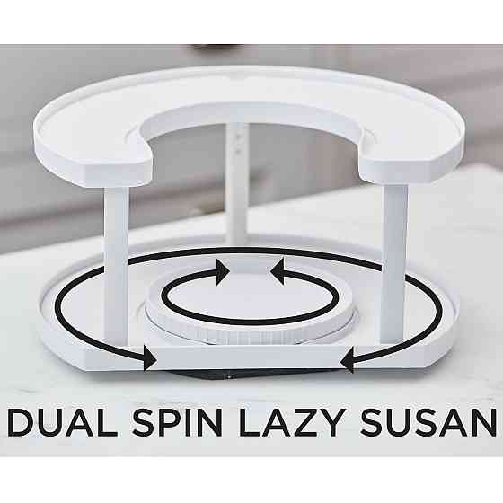 Спецівниця Spice Spinner Two-Tiered Spice Organizer, Поворотна підставка для спецій, Карусель CP-701 для спецій Київ
