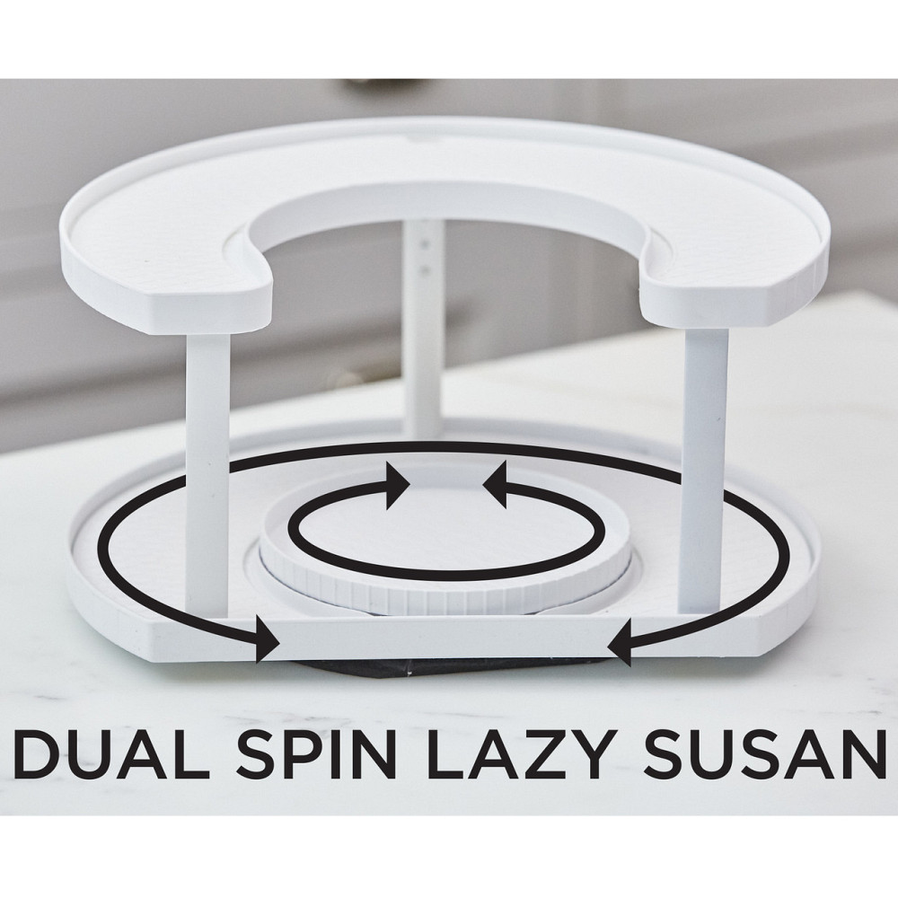 Спецівниця Spice Spinner Two-Tiered Spice Organizer, Поворотна підставка для спецій, Карусель CP-701 для спецій Київ - фото 1