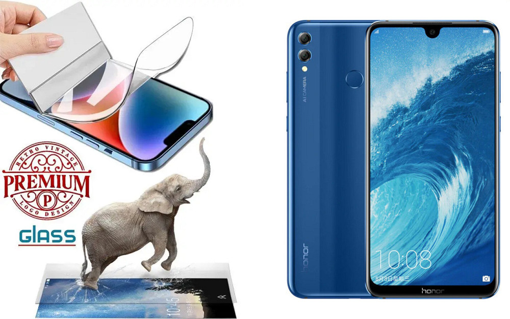 Полиуретановая пленка Huawei Honor 8X Max, Premium, толщина 0,2 мм Киев - изображение 1