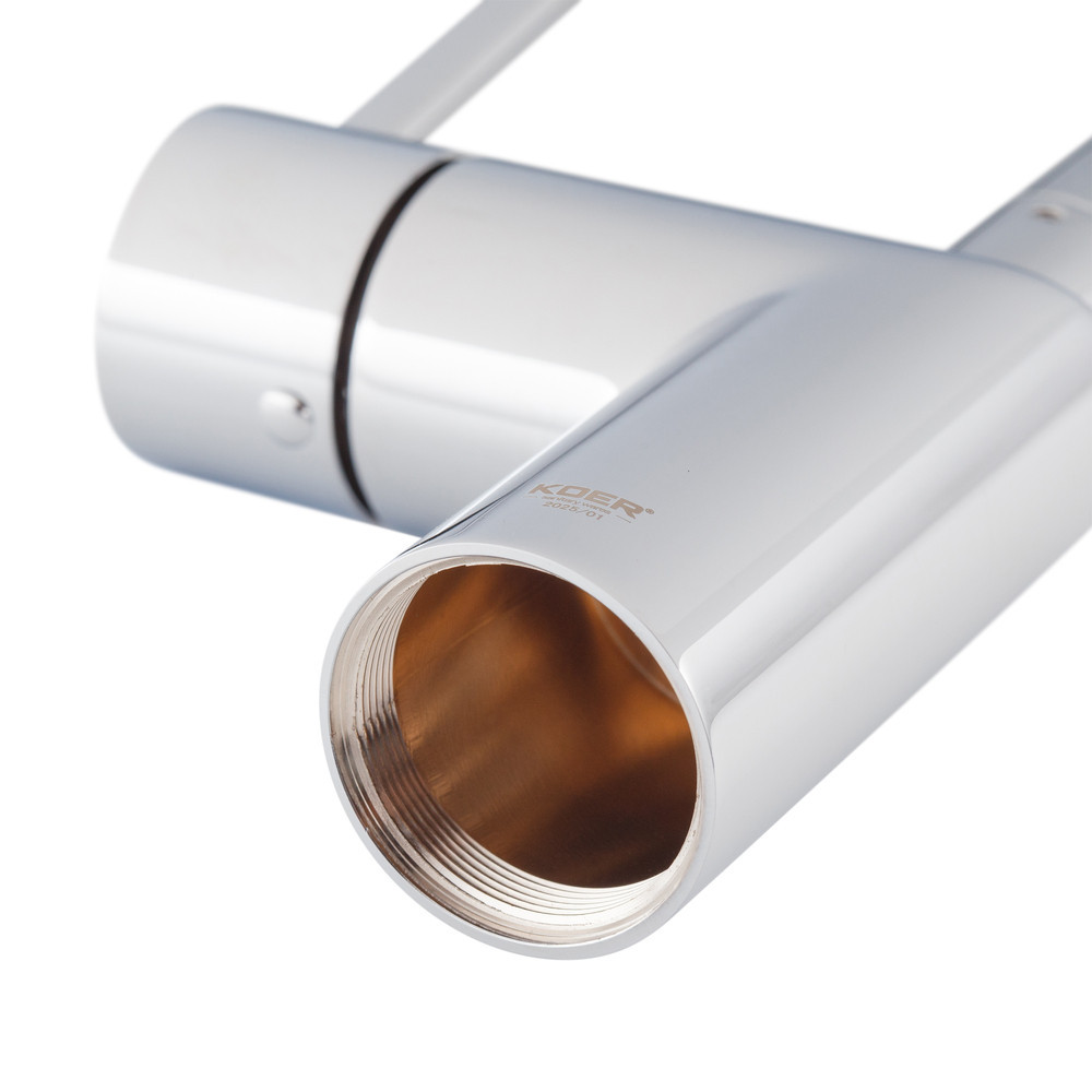 Кухонный смеситель Koer KB-70029-01 хромированный (KR5486) Харьков - изображение 7