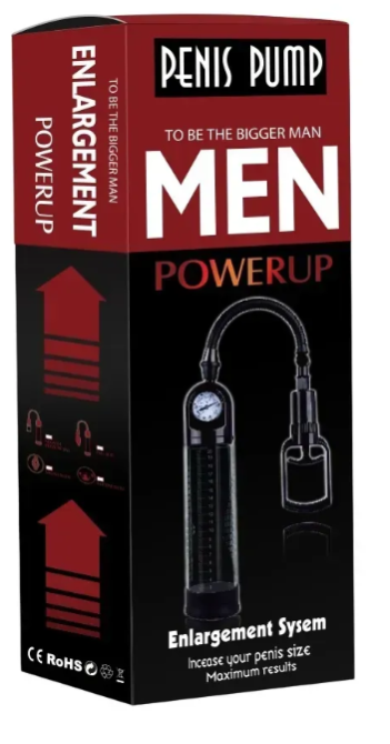 Вакуумна помпа з манометром CANWIN Penis Pump Men Powerup — P928 Sex Aura Київ - фото 7