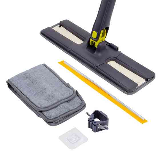 Швабра з віджимним механізмом''метелик'' і скребком WT-3H(blue) Одеса