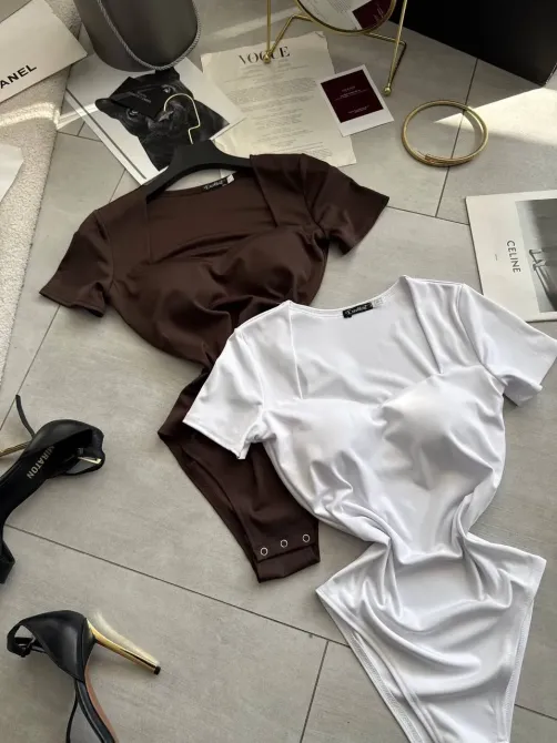 Боді Push-UP з коротким рукавом – ваш універсальний вибір для стильного образу. Одеса - фото 18