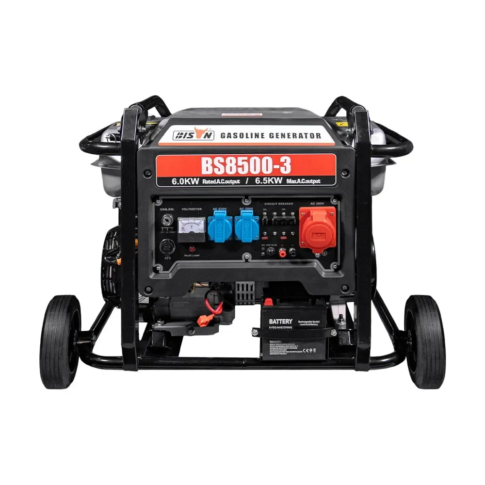 Генератор бензиновий трифазний 6 кВт Bison BS8500-3 (41-00408) Киев - изображение 2