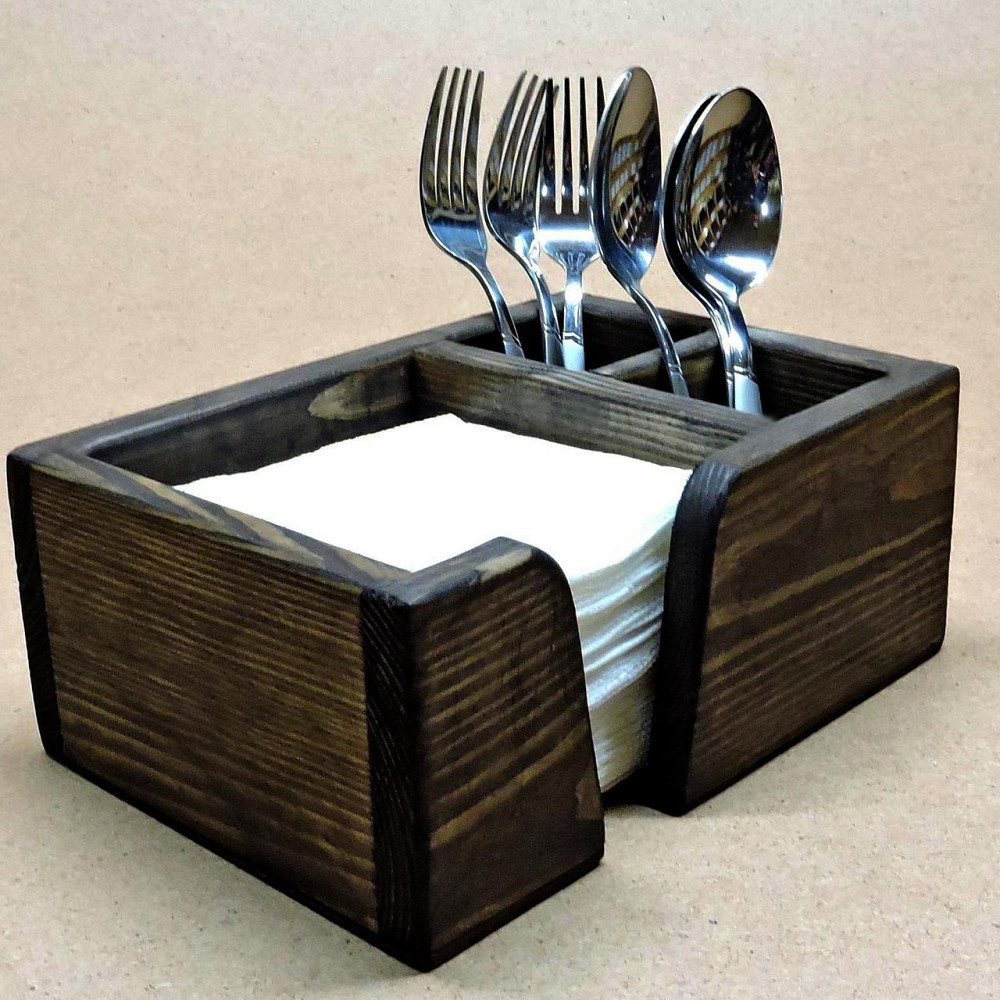 Підставка для столових приборів "Аппетито" мокко Миколаїв - фото 2