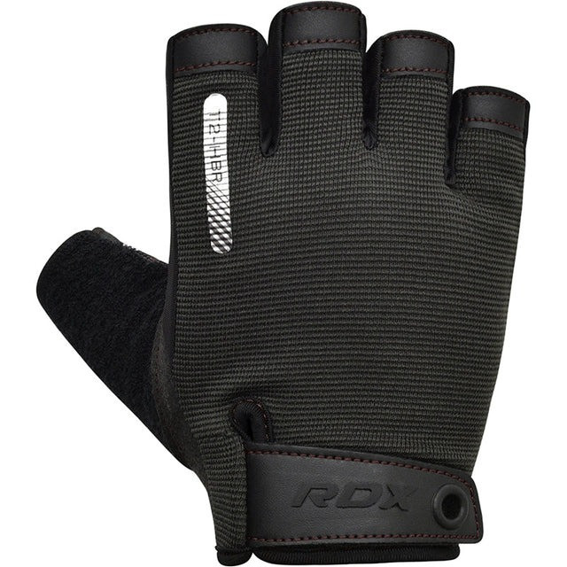 Рукавички для фітнесу RDX T2 Half Brown S Каменское - изображение 3