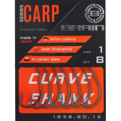 Крючок Brain fishing Brain Curve Shank 01 (8 шт/уп) (1858.80.12) Винница - изображение 2