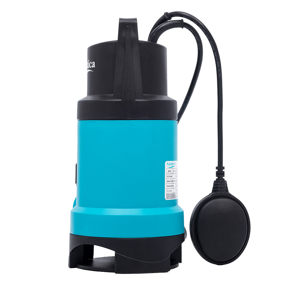Насос дренажный садовый 0.75кВт Hmax 9.5м Qmax 220л/мин (часть до 30мм) AQUATICA (773175) Ровно - изображение 7
