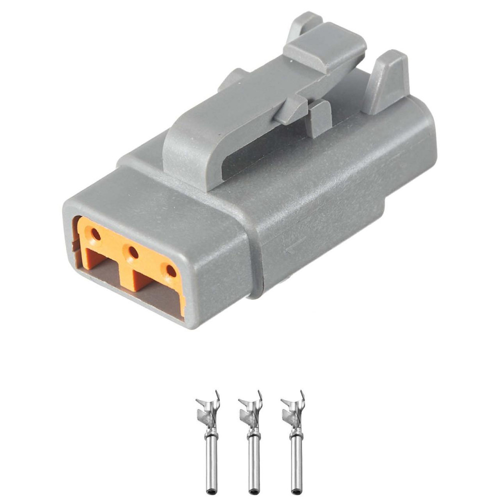 Роз'єм конектор 3-кон., Спецтехника, DTM06-3S, DEUTSCH Америка, Британия, Германия Багато CAT, JCB, MAN 40414 Київ - фото 1