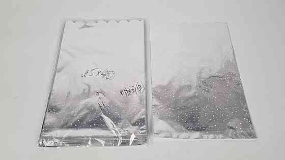 Пакет із малюнком для пакування подарунків (25*40) No427 (9) фольгований (ажурний) "Капелька" (100 шт.) Харків