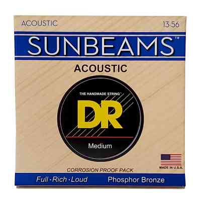 Струны для гитары DR Strings SUNBEAM Acoustic Phosphor Bronze - Medium (13-56) (RCA-13) Винница