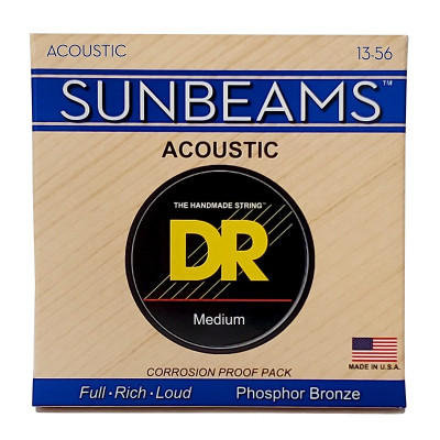 Струны для гитары DR Strings SUNBEAM Acoustic Phosphor Bronze - Medium (13-56) (RCA-13) Винница - изображение 1
