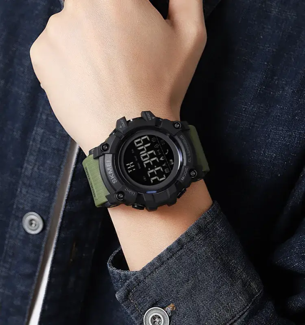 Спортивные наручные смарт-часы Skmei 2053 (Зеленый) Винница - изображение 10