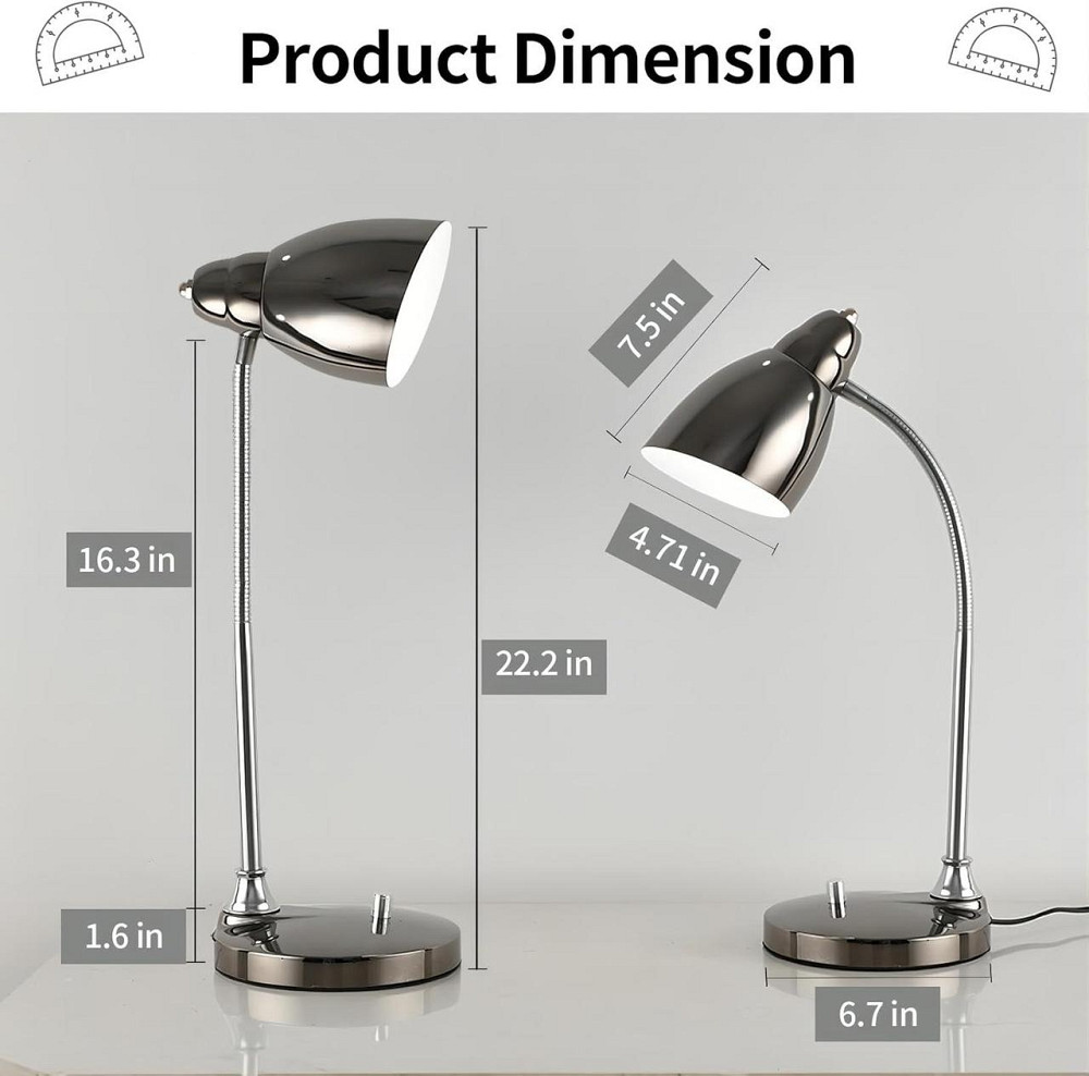 Настольная лампа CELYST E27 LED 12Вт, ретро лампа с гибким гусем, офисная, для чтения, учёбы Киев - изображение 5