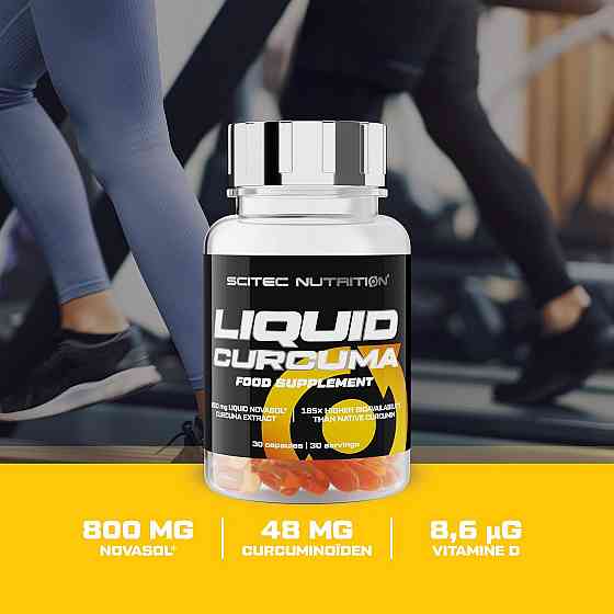 Екстракт куркуміну Scitec Nutrition Liquid Curcuma 30caps Луцьк