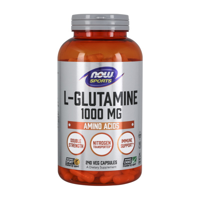 L-Glutamine 1000 mg (240 veg caps) Луцьк - фото 1
