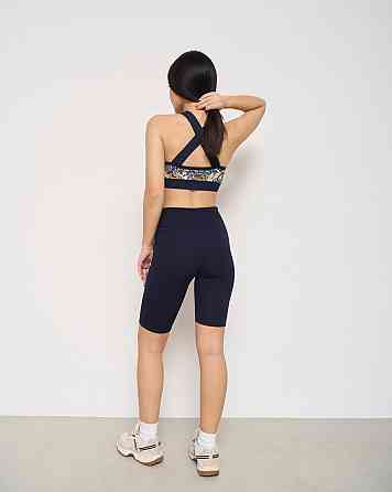 Велосипедки жіночі в рубчик Nicoletta 10075 XXL, Темно-сині Київ