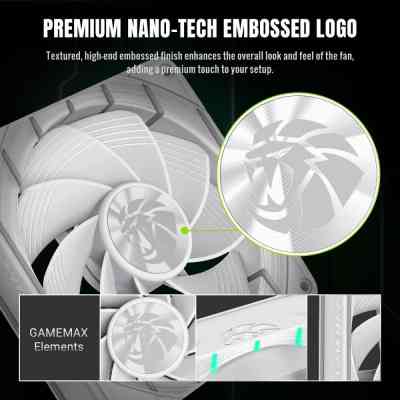 Кулер до корпусу Gamemax Tornado T12 ARGB-RW Вінниця
