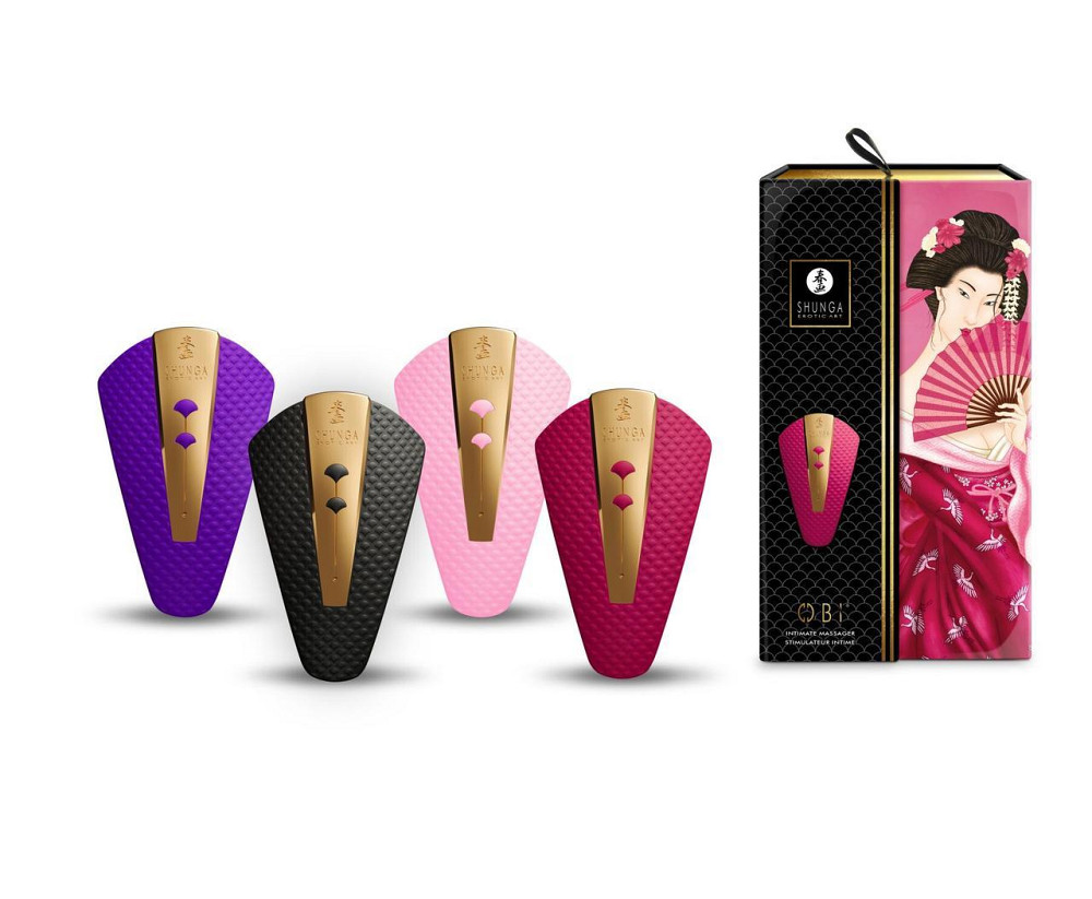 Клиторальный вибратор Shunga Obi Black Sex Aura Киев - изображение 9