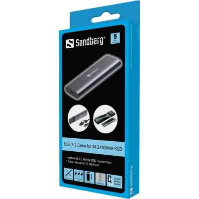 Кишеня зовнішня Sandberg SSD M.2, (NVMe) M-Key USB Type-C 3.2 (136-39) Вінниця