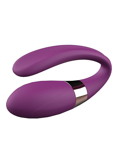 Вібратор для пар - V-Vibe Purple, USB, 7 Function, Remote Control Sex Aura Київ - фото 3