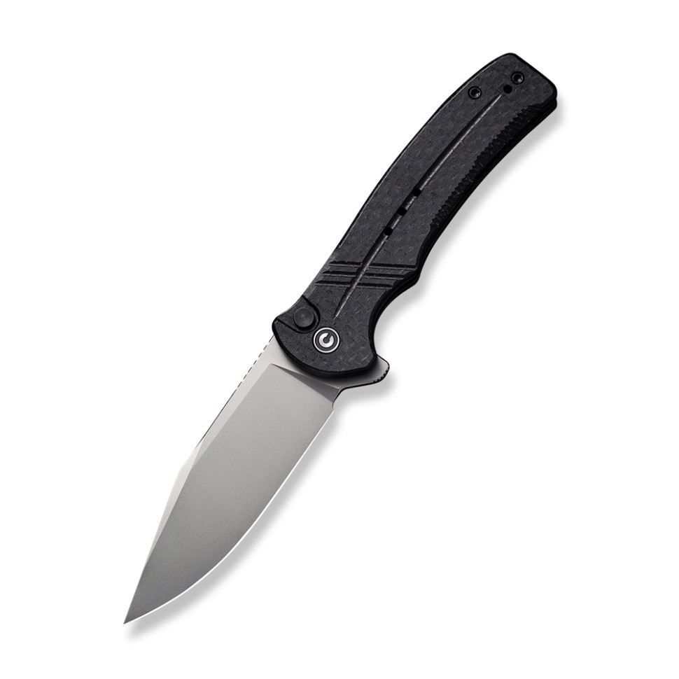 Ніж складаний туристичний Civivi Cogent, (8.8 см) 14C28N / Micarta чорний Киев - изображение 1