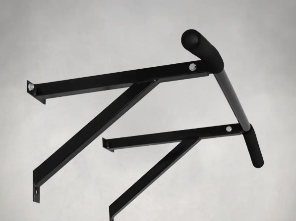 Турник настенный, наддверный 1 хват Спортивные стенки и турники для дома Черный Киев - изображение 2