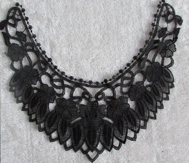 Воротник черный пришивной для одежды Киев - изображение 1