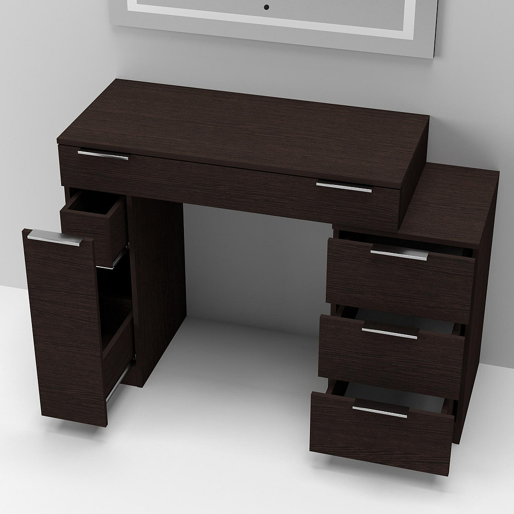 Стол туалетный Трюмо Кристалл, Венге Магия, 1200/452/847 Львов - изображение 3