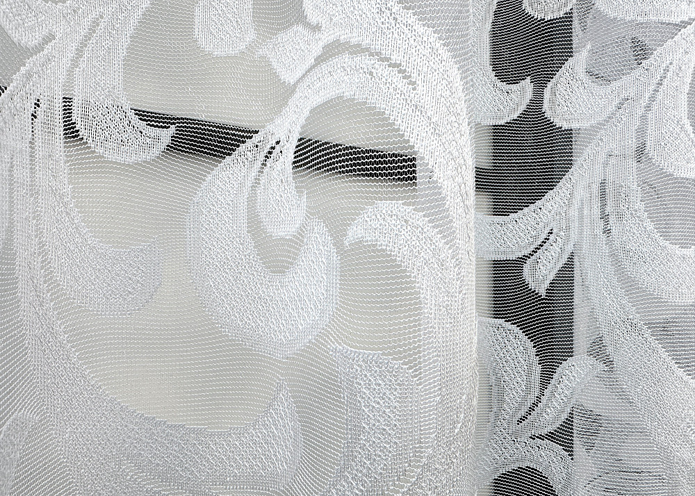 Тюль VR-Textil 1599т Жакард Висотою 120 см Білий 300х120 см (42-0540) Киев - изображение 5