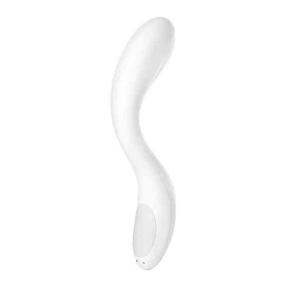 Вибратор с подвижным шариком Satisfyer Rrrolling Pleasure для точечной стимуляции точки G, белый Sex Aura Киев