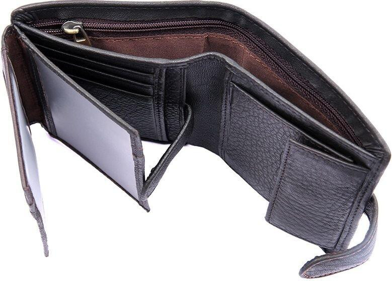 Гаманець чоловічий Vintage 14497 Чорний Київ - фото 6